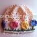 Crochet Pattern for Flower Garden Hat - 5 sizes, baby to adult - Welcome to sell finished items