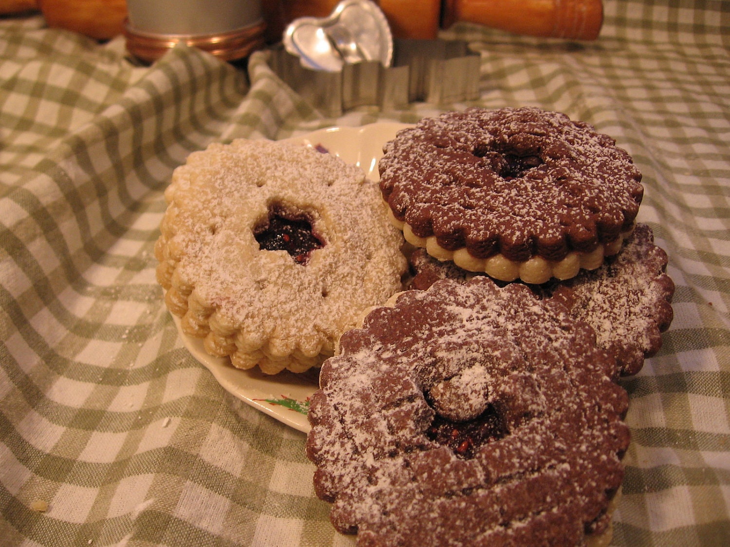 Sugar Cookies, Jam Filled in a Gift Box