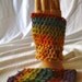 Rainbow Fingerless Gloves Short