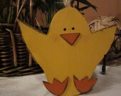 Peep Peep.....how sweet... Wooden Letter Sign Shelf Blocks Primitive Rustic Country SHOWER GIFT