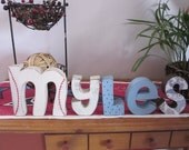 Custom letters for kids room 5 wood Letters Nursery letters childrens room decor personalized wood letters boy nursery letters