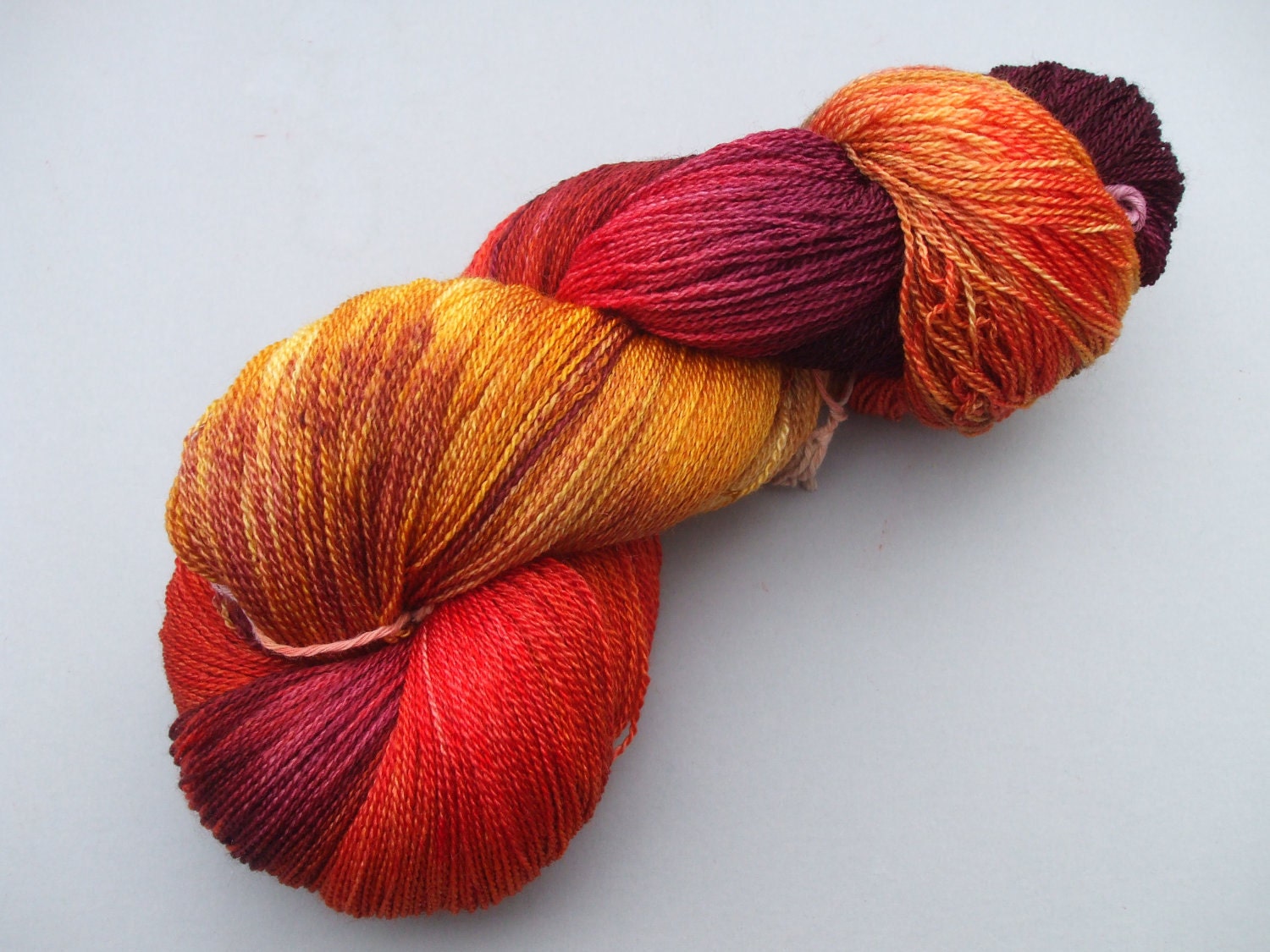 Luxury Merino/Silk Lace. Turkish Delight.