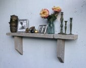 Rustic Oak Shelf made with lumber from an 1860/70's Gold Mine Camp in the Eastern Sierra Nevada Mountains