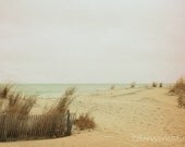 Ocean Photography Fine Art Photography New Jersey Shore Aqua green sea beach Home Decor Bedroom Living Room shabby cottage chic