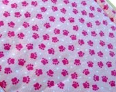 Pink Peppy Paws Crate Mat -  M (21" X 13")