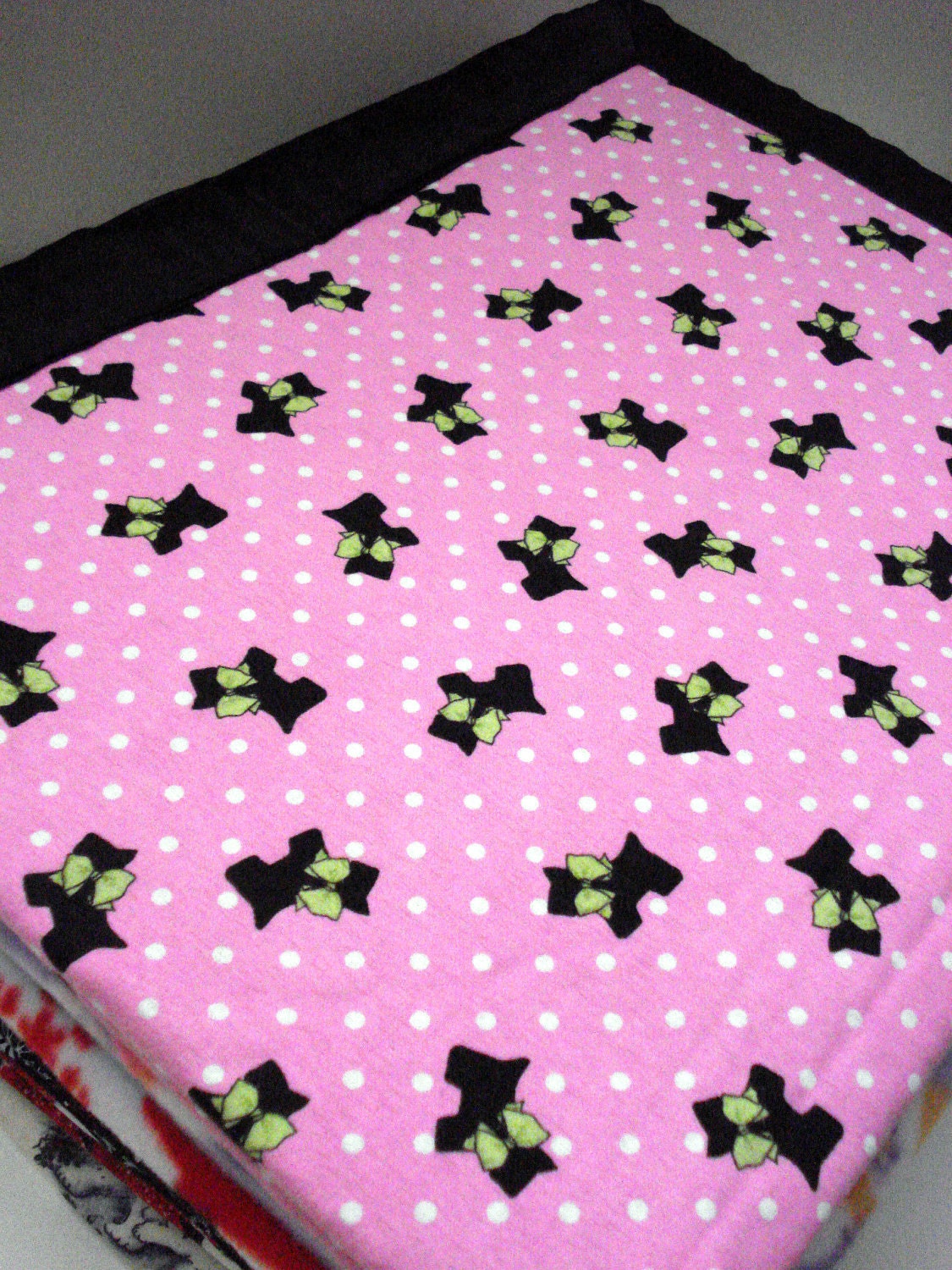 I Heart Scotties Cozy - Reversible Pet Blanket