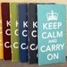 Keep Calm and Carry On Sign-Solid Wood- Distressed-Pick Your Own Colors - Large