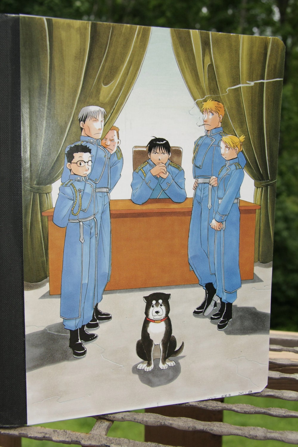 Fullmetal Alchemist  Colonel Mustang and crew Composition manga notebook