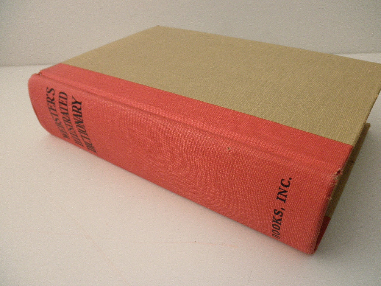 vintage book- Webster's Illustrated Dictionary-1950s