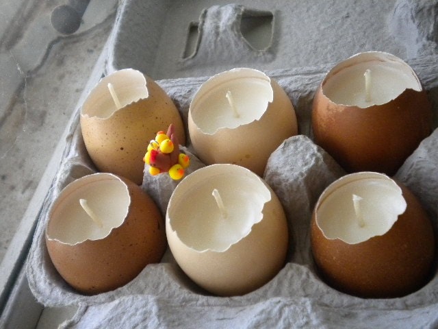 Last Set - Limited Time - Natural Egg Candle - Half Dozen