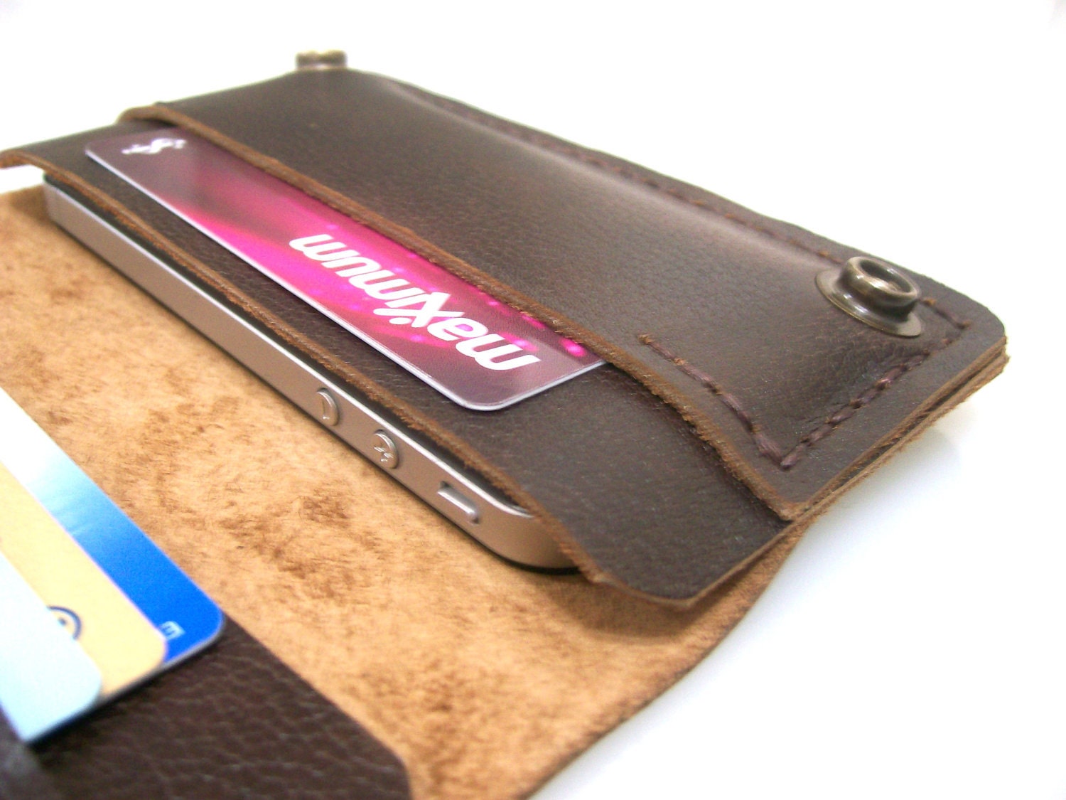 iPhone 4 Wallet (Buffalo Leather)