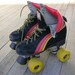 vintage 1970's Boys or Girls California Rainbow roller skates. Kryptos wheels. Small - Kid size
