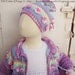 Hat with Roses - Baby to Adult sizes - Crochet Pattern - Instant Download