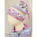 Hat with Roses - Baby to Adult sizes - Crochet Pattern - Instant Download