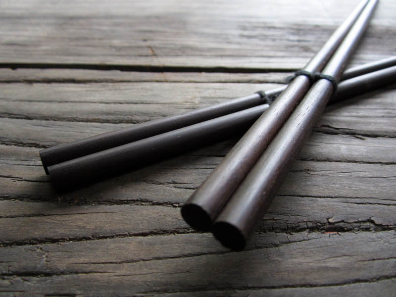 Wooden chopsticks unique & high quality 100% handmade "5"