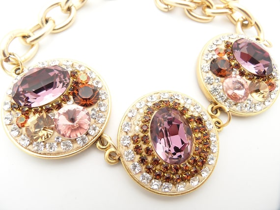Chunky Chic Gold Chain Necklace/ Women Statement Necklace/ NYC Fashion Week  Inspired Jewelry