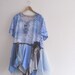 Plus Size Whimsical Tattered Dress/ Funky Dress/ Rustic Mori Girls Eco Friendly XL 1x 2x 3x