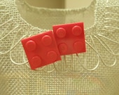 Ready for Spring with LEGO brick- 2x2 stud earrings - ARTGENIUSAUSTIN