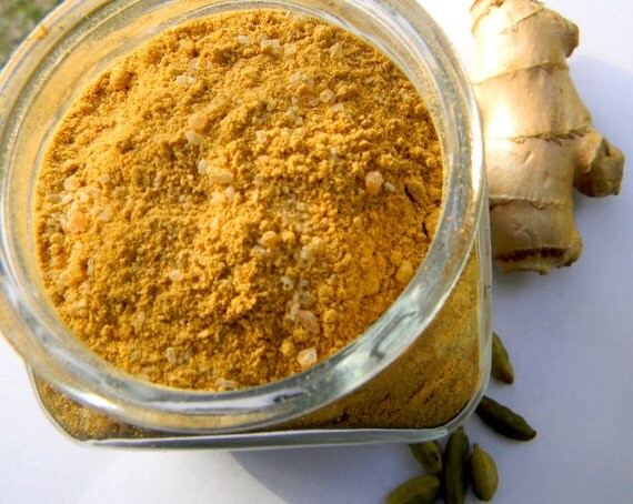 Ginger Cardamom Spice-Organic Warming Detox Bath-with Organic Ginger and Cardamom