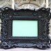 Baroque Ornate Picture Frame Black 4 x 6