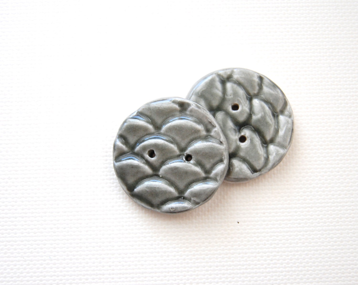 mermaid tails Porcelain Ceramic Buttons rainy day