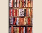 Large Abstract Painting 24" x 36" Custom Spicy Books Wall Art Painting - Instant bookshelf