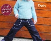 Lily Bird Studio PDF Sewing Pattern - Ben & Mia Pants with Pockets for Boy and Girl - 12 months to 6 years