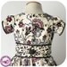 Lily Bird Studio PDF Sewing Pattern - Amanda's Dress - 1 to 10 years - circle skirt, classic bodice, puffy sleeves, wide sash