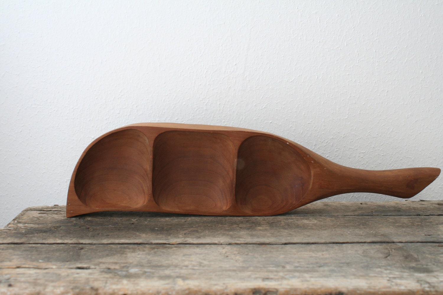 vintage Monkey Pod tray