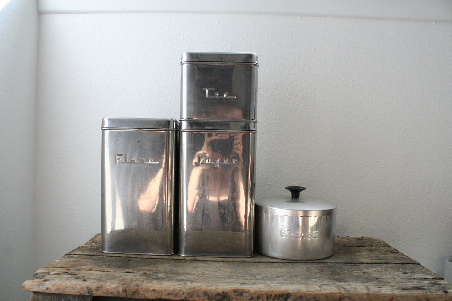 1940s Kitchen Canister set