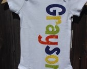 Personalized Baby Onesie - You Choose the Colors, Theme