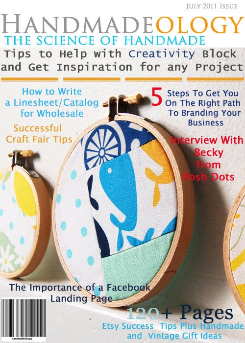 Handmadeology Magazine -July 2011 Issue
