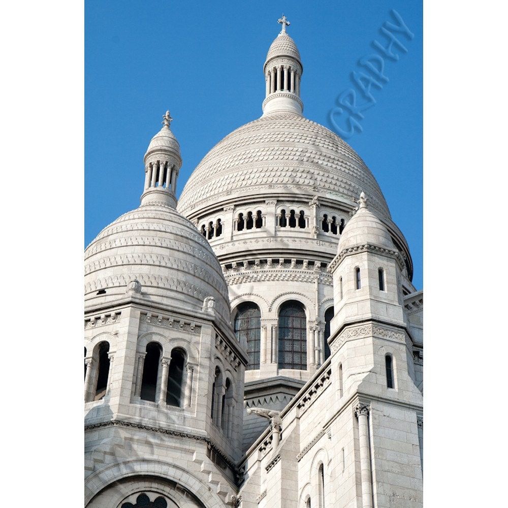 The Domes of Sacre-Coeur - Limited Edition Photo - 12x16" Matted
