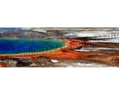 Grand Prismatic Spring - Limited Edition Photo - 12x28" Matted