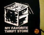Dumpter Screenprinted Patch My Favorite THRIFT STORE get it