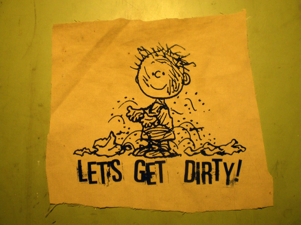 Let's Get Dirty Pigpen Patch