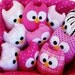 7 lovely colorful mini owls