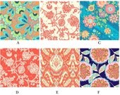 Custom Baby Crib Bedding -Design Your Own -Amy Butler Lark Persimmon