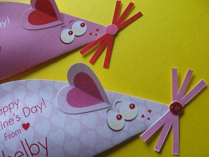 Mouse Valentine Card, Craft