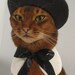 Black Felt Beret
