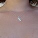 Tiny California State Necklace (sterling silver)