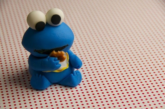 Baby Cookie Monster Figure