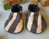Zebra Booties - Unisex Baby Shoes