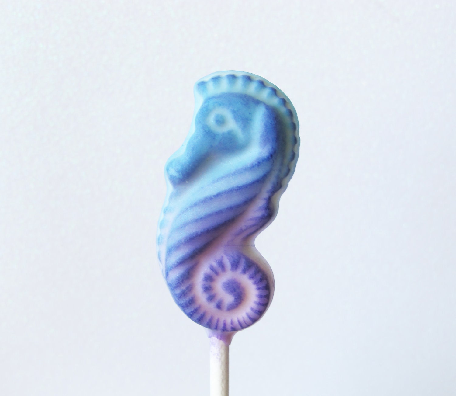 10 Seahorse Lollipops: Midnight Ombre