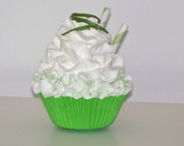 Margarita Fake Cupcake with Straws, Fake Salt and Lime, Photo Props, Party Decor, Stage Props, Unique Gifts