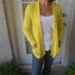 Lemon Yellow California Cardigan