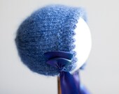 Mohair Baby Bonnet - Lupine