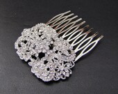 Vintage inspired bridal hair comb,  wedding hair piece  - Meryl