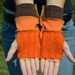 Handmade Patchwork Arm warmer cuff FALL