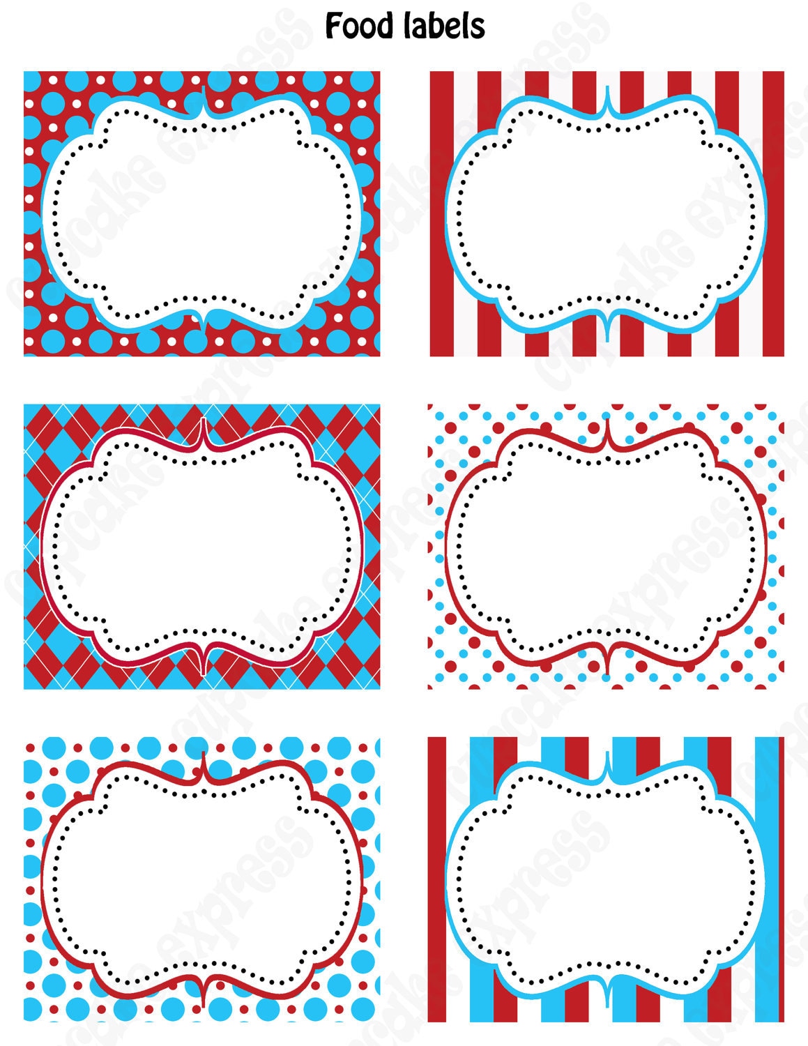 Dr Seuss Name Tag Template
